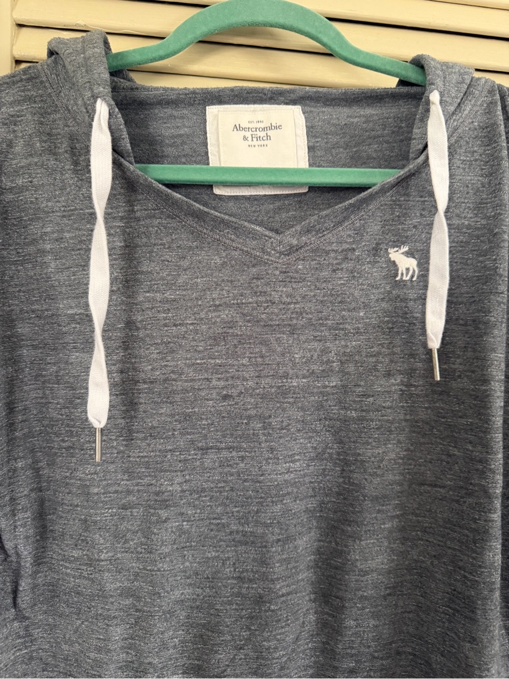 Abercrombie & Fitch Gray Hoodie Sweater